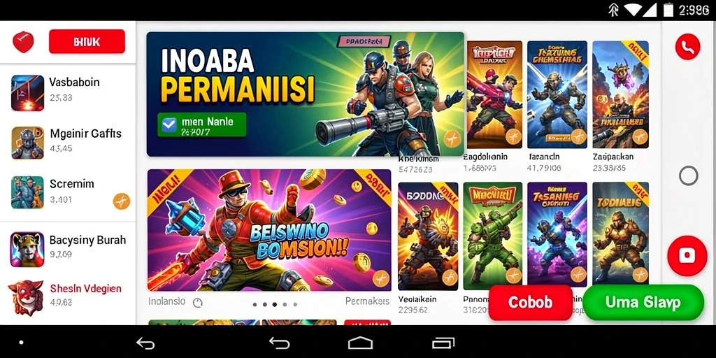 Tampilan antarmuka pengguna yang intuitif.