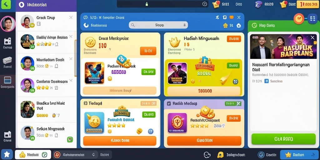 Screenshot menampilkan gameplay seru di IDNRAJA.