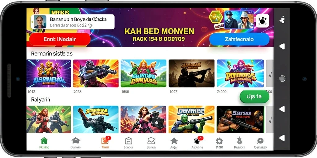 Screenshot menampilkan karakter utama dalam misi.