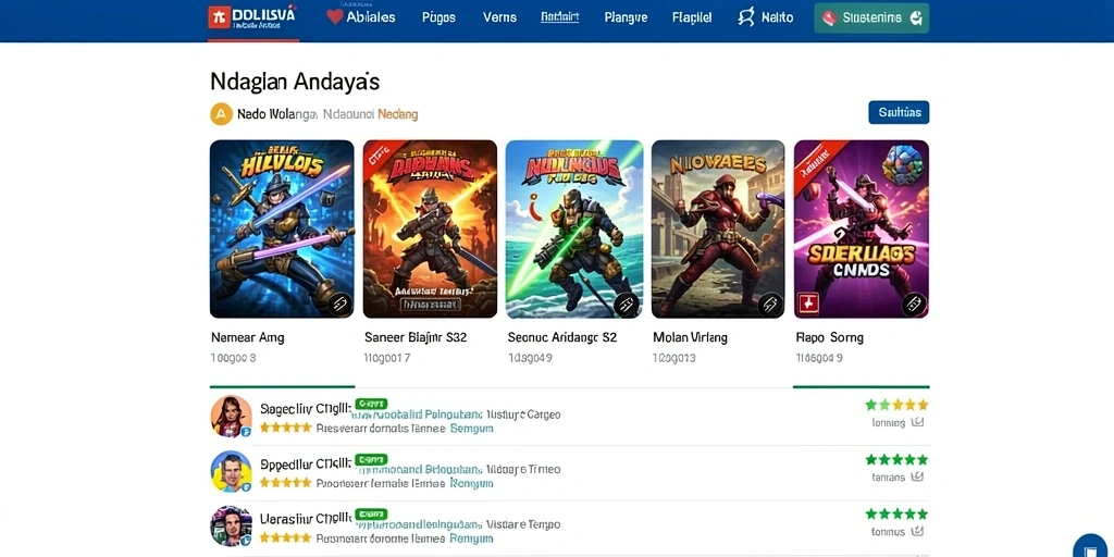 Tampilan antarmuka yang menarik dan mudah digunakan.