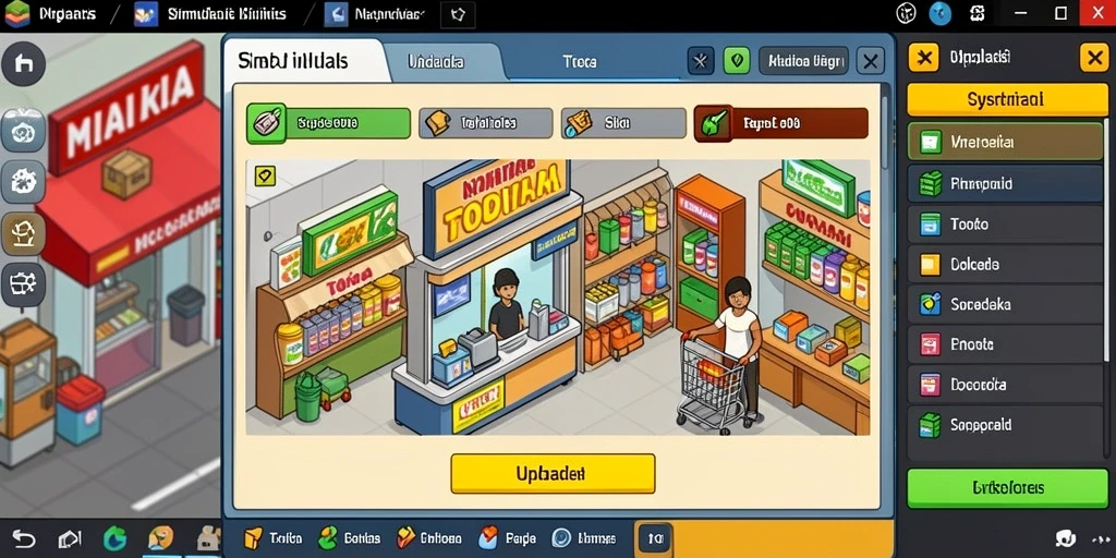 Screenshot menampilkan antarmuka pengguna yang intuitif.