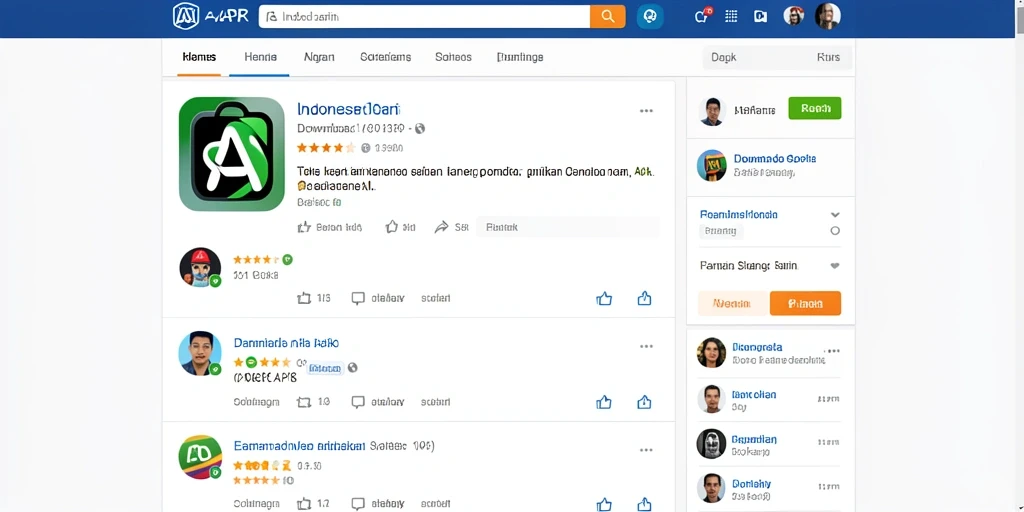 Screenshot aplikasi menunjukkan berbagai template meme.