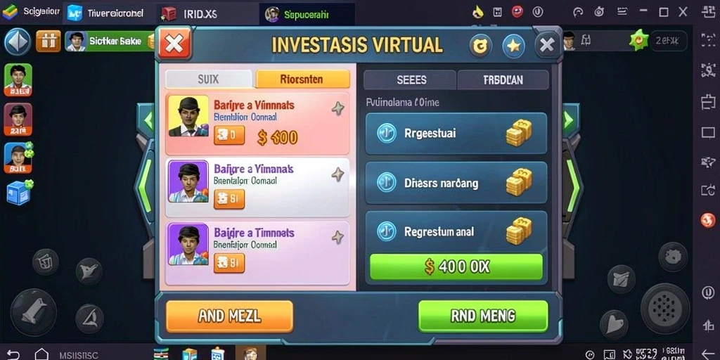 Tampilan karakter yang lucu dan unik.