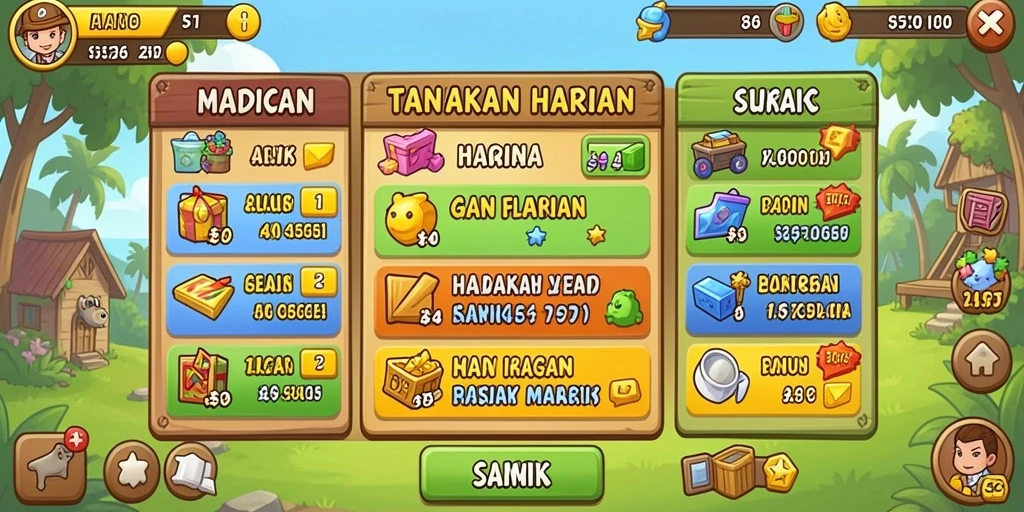 Tampilan antarmuka yang menarik dan intuitif.