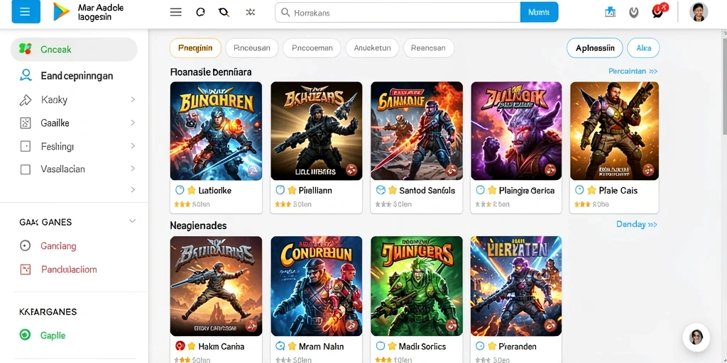 Tampilan antarmuka pengguna yang menarik.