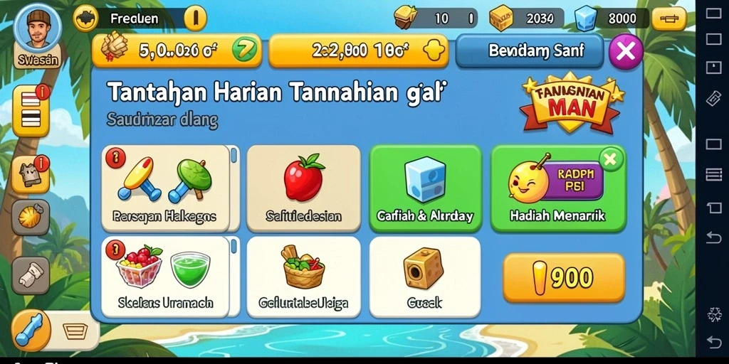 Tampilan antarmuka yang menarik dan mudah digunakan.