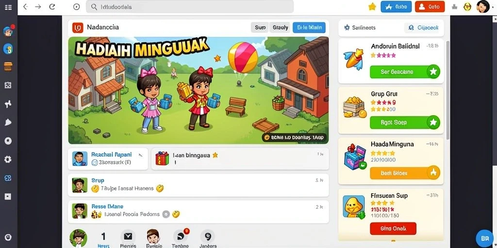 Tampilan antarmuka yang user-friendly dan menarik.