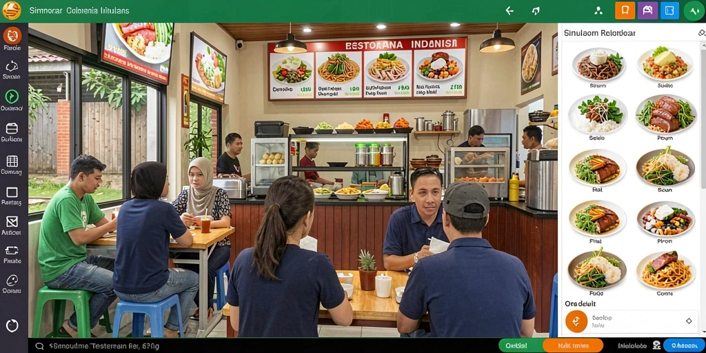 Tampilan antarmuka pengguna yang menarik dan modern.