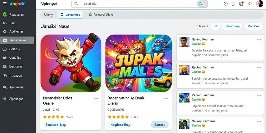 Tampilan antarmuka yang menarik dan user-friendly.