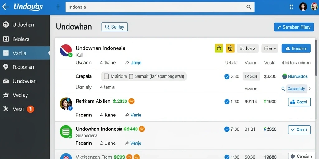 Tampilan layar utama yang menarik dan penuh warna.